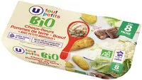 Mängden socker i Bols chou fleur pomme de terre et boeuf avec morceaux U_TOUT_PETITS Bio