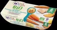 Mängden socker i Bols carottes pommes de terre saumon U_TOUT_PETITS Bio