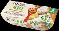 Mängden socker i Bols légumes veau avec morceaux bio 8 mois