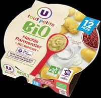 Mängden socker i Assiette hachis parmentier U_TOUT_PETITS Bio