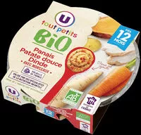Mängden socker i Assiette panais patate douce U_TOUT_PETITS Bio