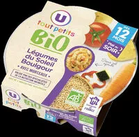 Mängden socker i Assiette soir legumes du soleil et boulghour U_TOUT_PETITS Bio