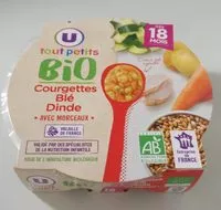 Mängden socker i Assiette de courgette blé et dinde bio U_TOUT_PETITS Bio