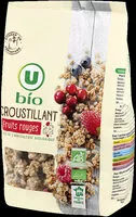Mängden socker i Muesli croustillant fruits rouges