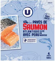 Mängden socker i Pavés saumon avec peau