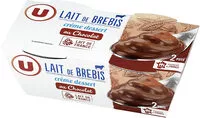 Mängden socker i Dessert lacté au lait de brebis et au chocolat