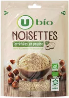 Mängden socker i Noisettes torréïfiées en poudre Bio