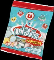 Mängden socker i Bonbons gélifiés jeu de carte qui piquent