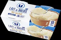 Mängden socker i Riz au lait de brebis nature