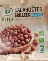 Mängden socker i Cacahuètes grillées