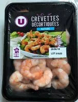 Mängden socker i Crevettes décortiquées nature
