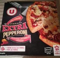 Mängden socker i Pizza pâte épaisse pepperoni poivron