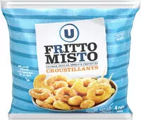 Mängden socker i Fritto misto mélange de calmar moules du pacifique merlu et queues decrevettes décortiquées panées préfrit