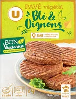 Mängden socker i Pavé végétal blé oignons
