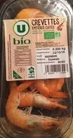 Mängden socker i Crevettes cuites, penaeus vannamei, calibre 40/60