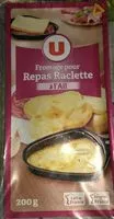 Mängden socker i Fromage pasteurisé repas raclette à l'ail 28% de MG