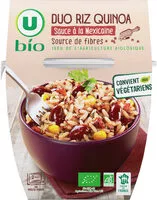 Mängden socker i Duo riz quinoa sauce mexicaine