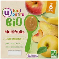 Mängden socker i Pots dessert multifruits U_TOUT_PETITS Bio