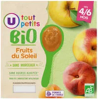 Mängden socker i Pots dessert aux fruits du soleil U_TOUT_PETITS Bio