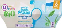 Mängden socker i Dessert lacté nature U_TOUT_PETITS Bio