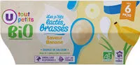 Mängden socker i Dessert lacté saveur banane U_TOUT_PETITS Bio