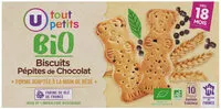 Mängden socker i Biscuits pépites de chocolat U_TOUT_PETITS Bio