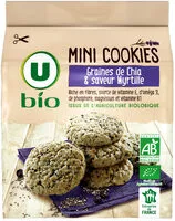 Mängden socker i Mini cookies graines de chia & saveur myrtille