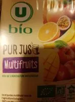 Mängden socker i Pur jus multifruits bio U