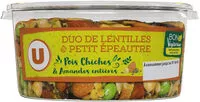 Mängden socker i Duo de lentilles et petit épautre pois chiche et amandes entières