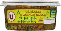 Mängden socker i Céréales et quinoa rouge falafels et houmous