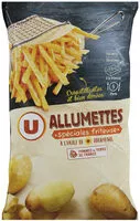 Mängden socker i Pommes allumettes