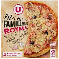 Mängden socker i Pizza familiale royale cuite au feu de bois