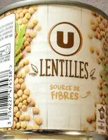 Mängden socker i Lentilles