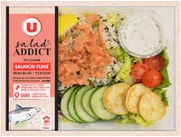 Mängden socker i Salade addict saumon fumé mini blini tzatziki sauce au vinaigre balsamique