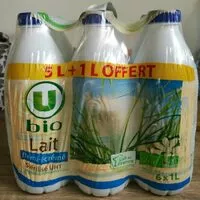 Mängden socker i Lait UHT 1/2 écrémé