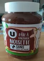 Mängden socker i Pâte à tartiner sans huile de palme