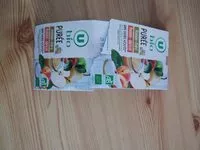 Mängden socker i Purée pomme abricot et pomme poire sans sucre ajouté