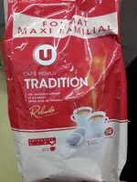 Mängden socker i Café torréfié et moulu tradition