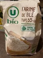 Mängden socker i Farine de blé T65 Bio