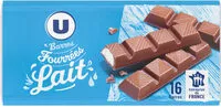 Mängden socker i Barres fourrées lait