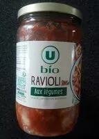 Mängden socker i Raviolis aux légumes