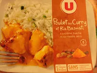 Mängden socker i Poulet au curry et riz basmati