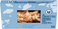 Mängden socker i Crevettes sauvage d'Argentine décortiquée crues