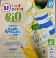 Mängden socker i Les petits lactés, brassés pomme banane