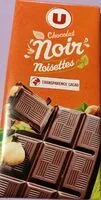Mängden socker i Chocolat noir noisettes