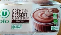 Mängden socker i Crème dessert au chocolat au lait de brebis