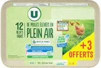 Mängden socker i Oeufs poules plein air tous calibres