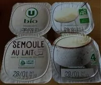 Mängden socker i Semoule au lait