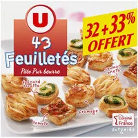 Mängden socker i Feuilletés apéritif