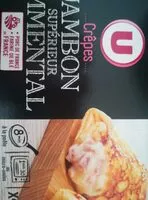 Mängden socker i Crêpes de froment jambon emmental